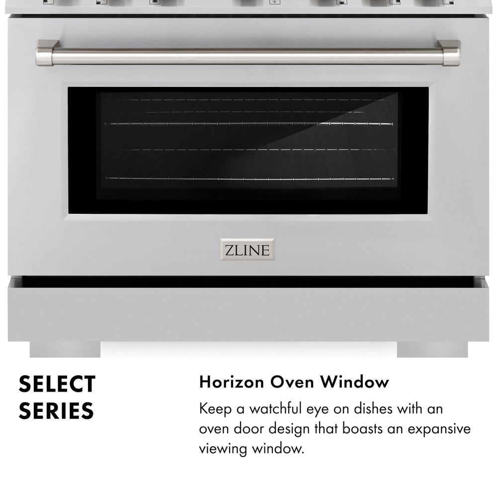 30 in. 4.2 cu. ft. Select Gas Range with 4 Burner Cooktop and Convection Gas Oven HGR30