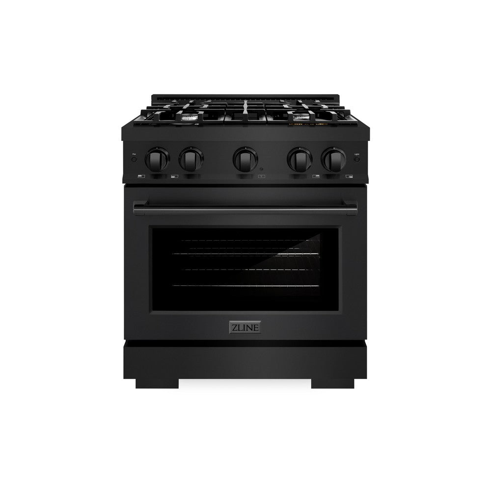 30 in. 4.2 cu. ft. Select Gas Range with 4 Burner Cooktop and Convection Gas Oven HGRB30