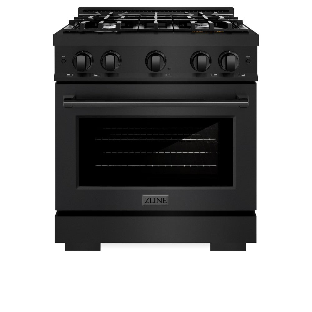 30 in. 4.2 cu. ft. Select Gas Range with 4 Burner Cooktop and Convection Gas Oven HGRB30