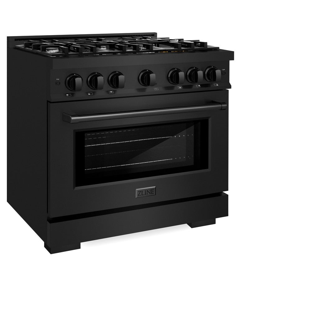 36 in. 5.2 cu. ft. Select Gas Range with 6 Burner Cooktop and Convection Gas Oven HGRB36, product image 3 of 13