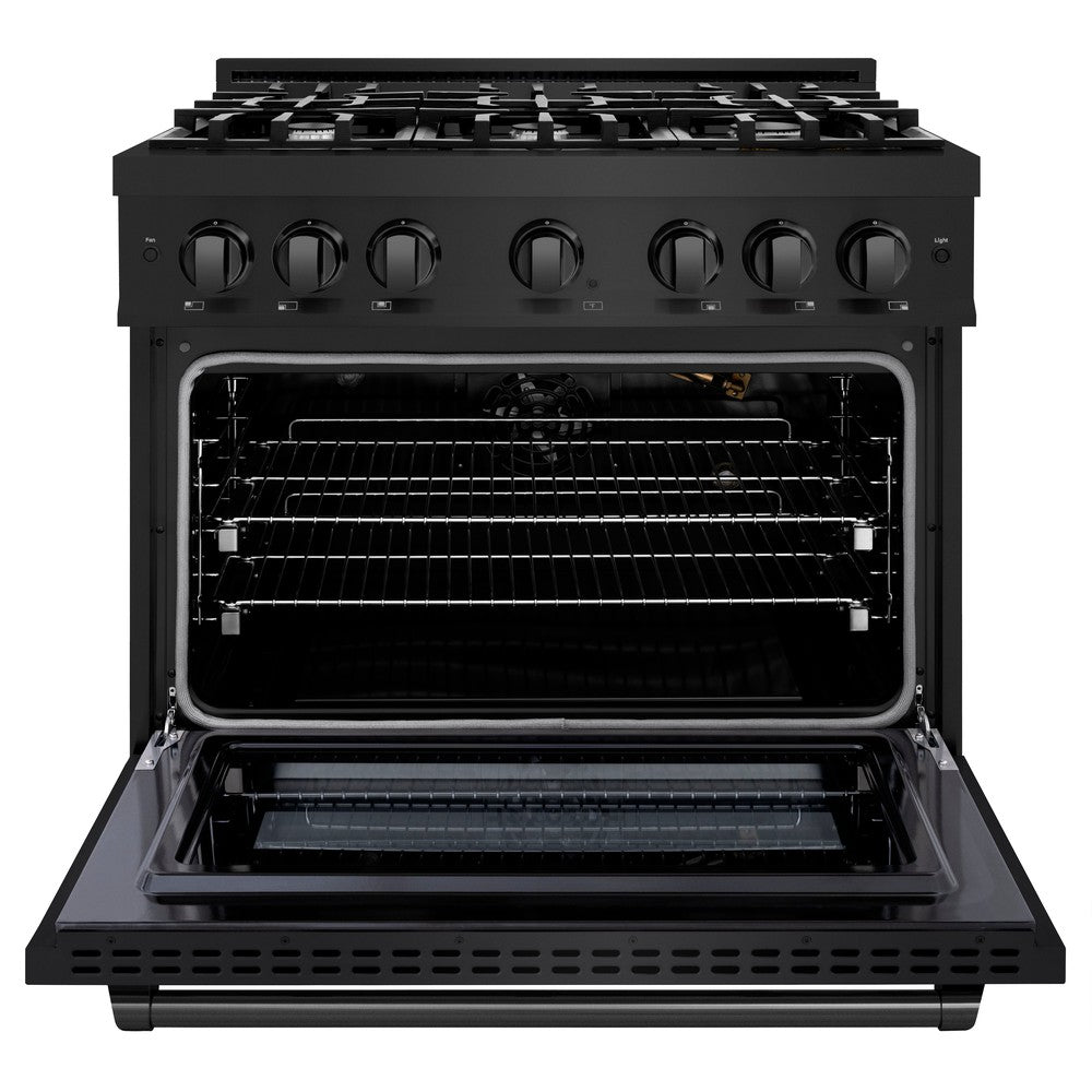 36 in. 5.2 cu. ft. Select Gas Range with 6 Burner Cooktop and Convection Gas Oven HGRB36, product image 6 of 13