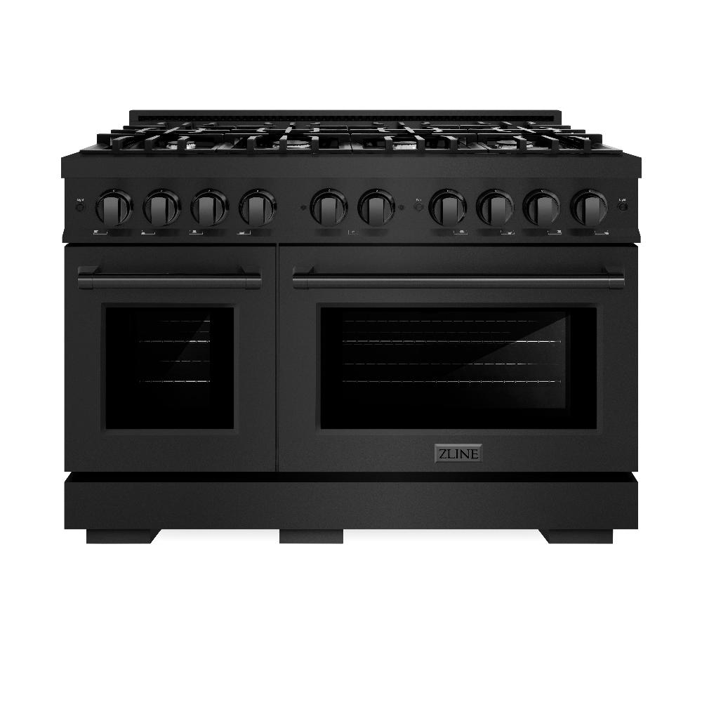 48 in. 6.7 cu. ft. Select Double Oven Gas Range with 8 Burner Cooktop HGRB48