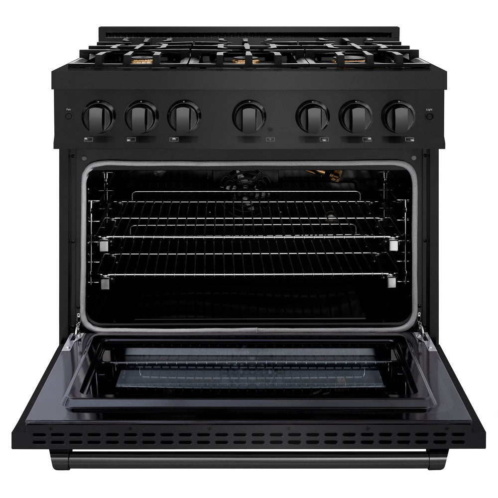 36 in. 5.2 cu. ft. Select Gas Range with Convection Gas Oven HGRBBR36