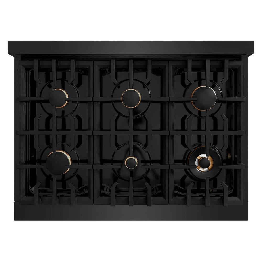 36 in. 5.2 cu. ft. Select Gas Range with Convection Gas Oven HGRBBR36