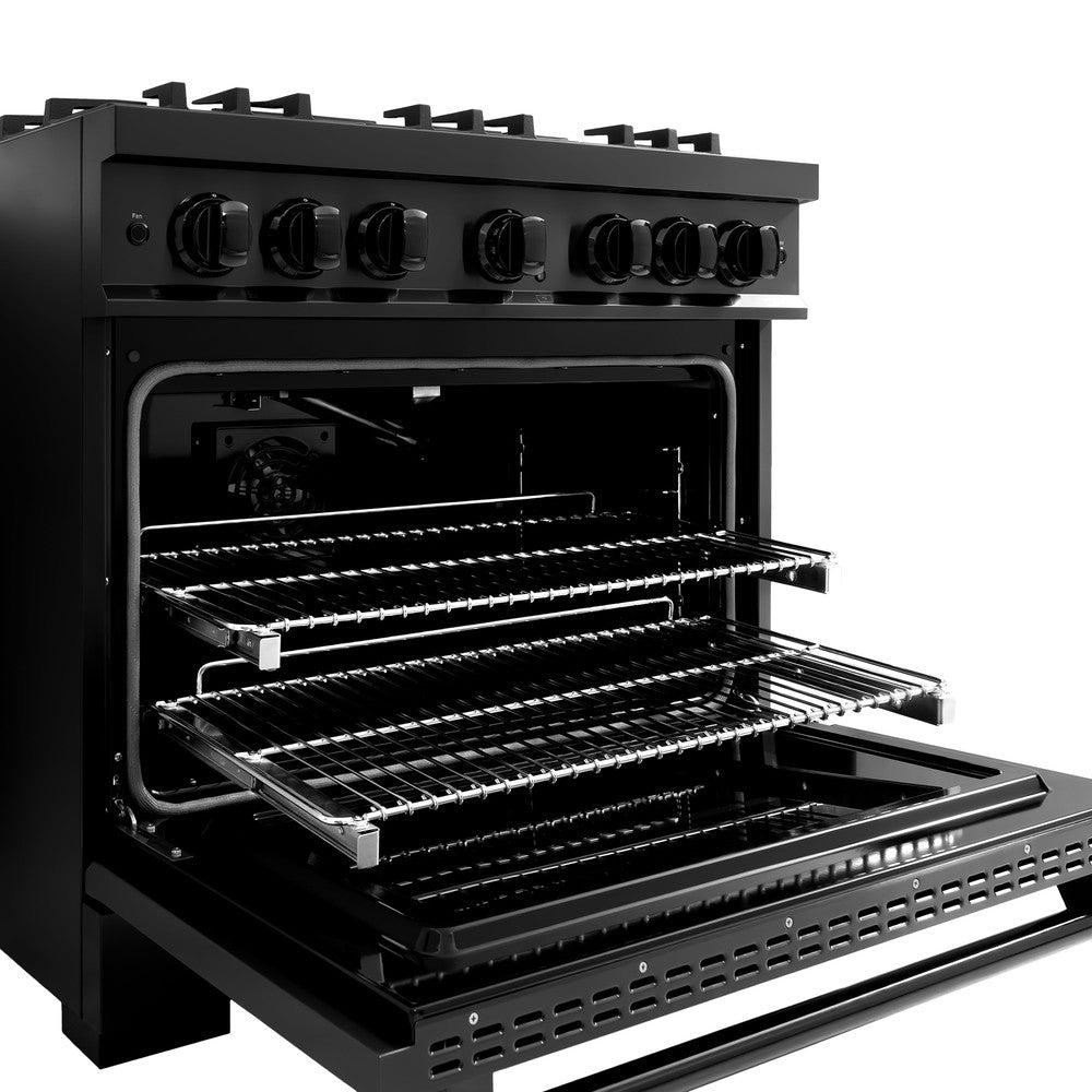 36 in. 5.2 cu. ft. Select Gas Range with Convection Gas Oven HGRBBR36