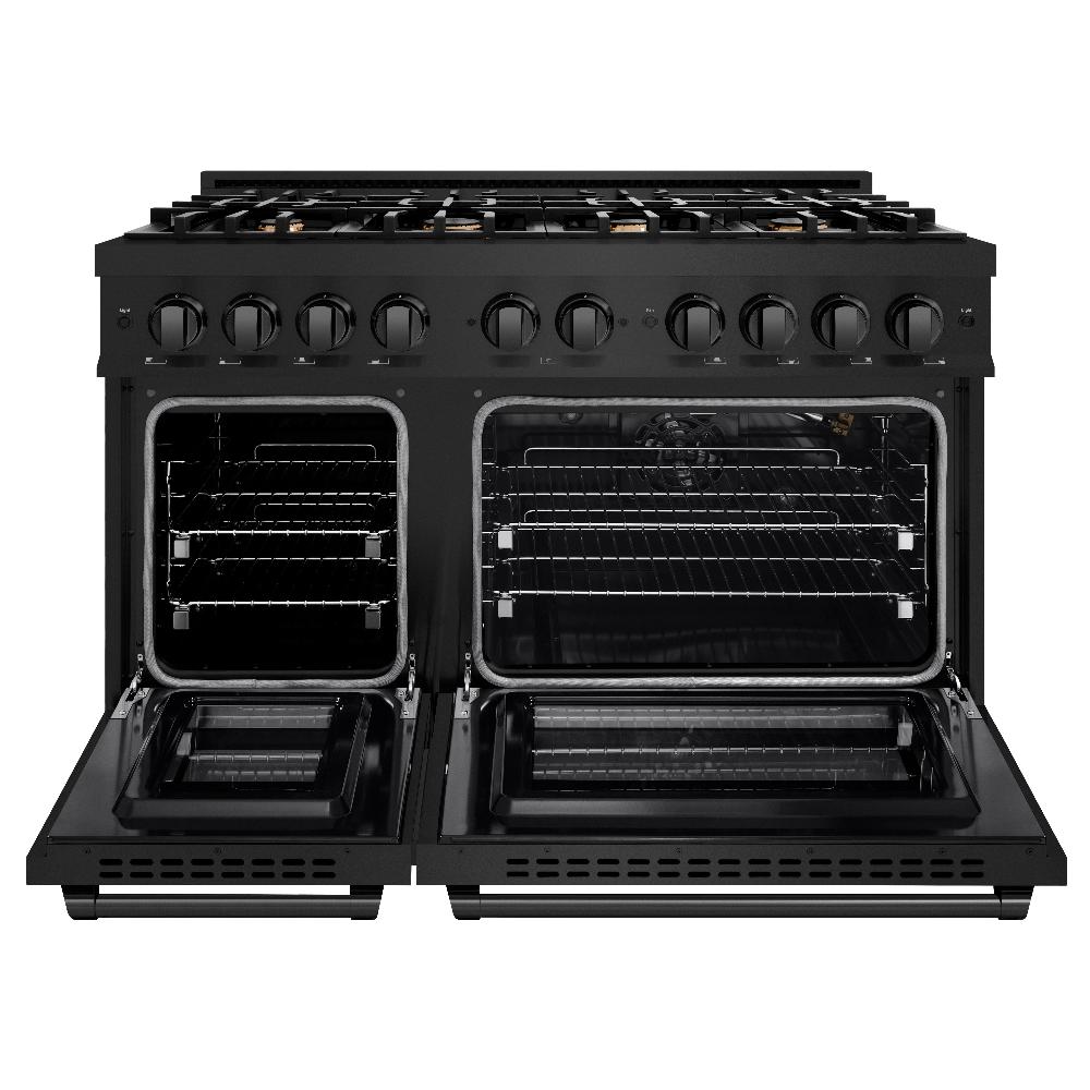 48 in. 6.7 cu. ft. Select Double Oven Gas Range HGRBBR48, product image 4 of 11