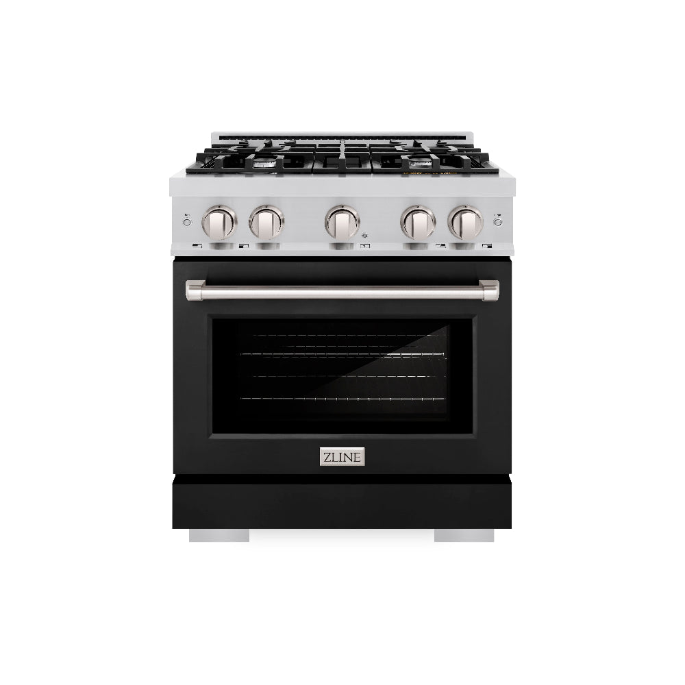 30 in. 4.2 cu. ft. Select Gas Range with 4 Burner Cooktop and Convection Gas Oven HGRBLM30, product image 5 of 11