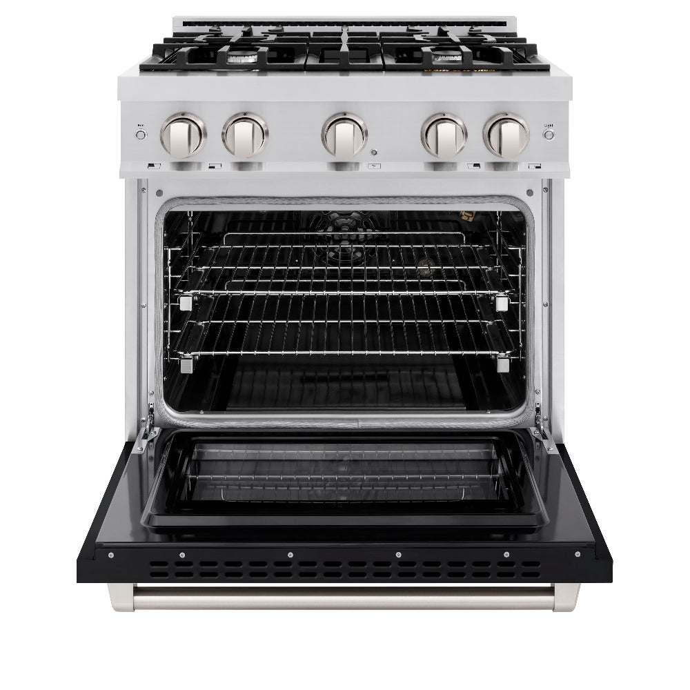 30 in. 4.2 cu. ft. Select Gas Range with 4 Burner Cooktop and Convection Gas Oven HGRBLM30, product image 11 of 11