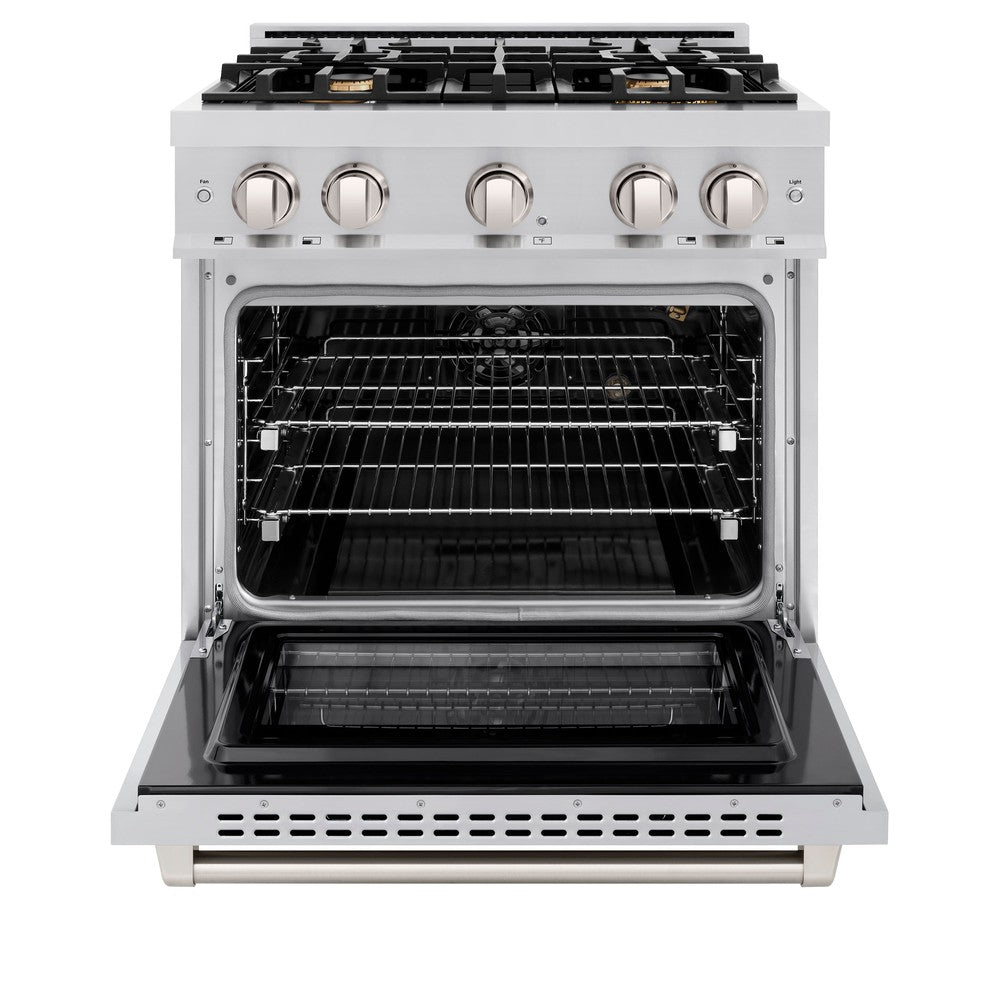 30 in. 4.2 cu. ft. Select Gas Range with Convection Gas Oven HGRBR30