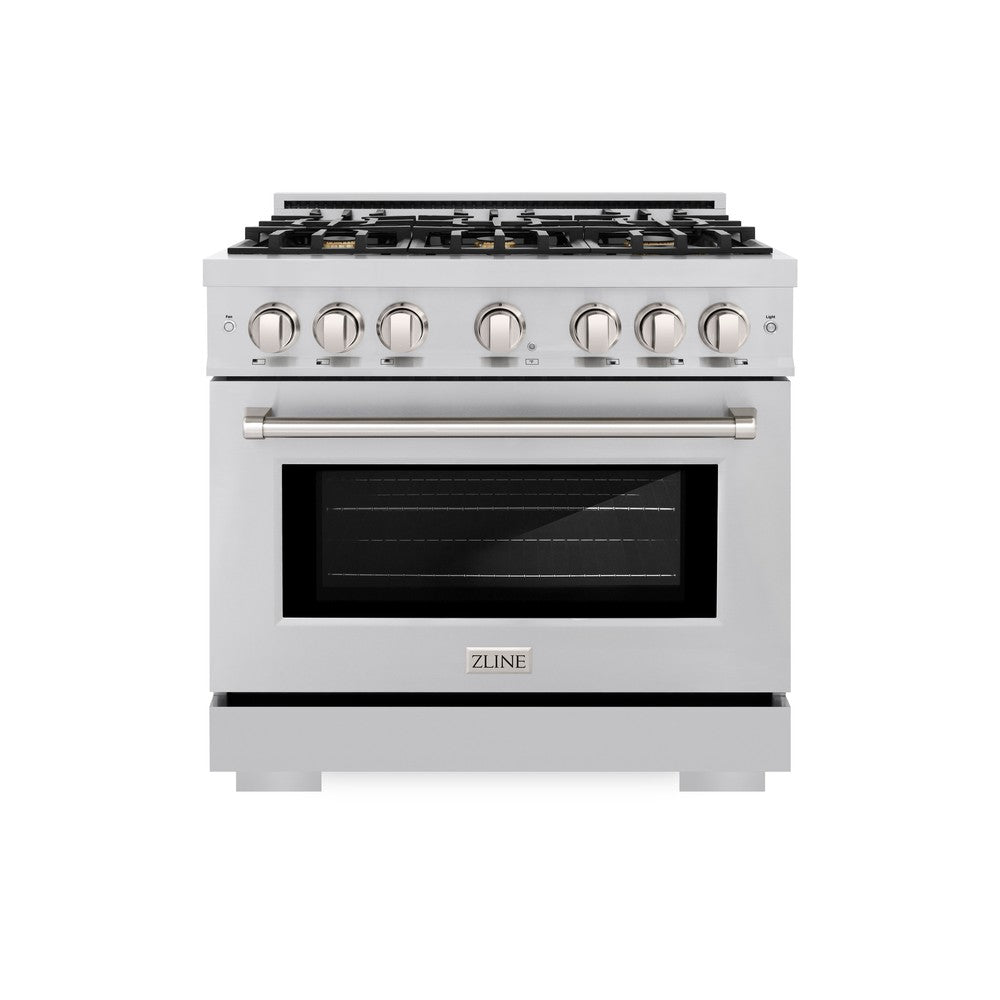 36 in. 5.2 cu. ft. Select Gas Range with Convection Gas Oven HGRBR36