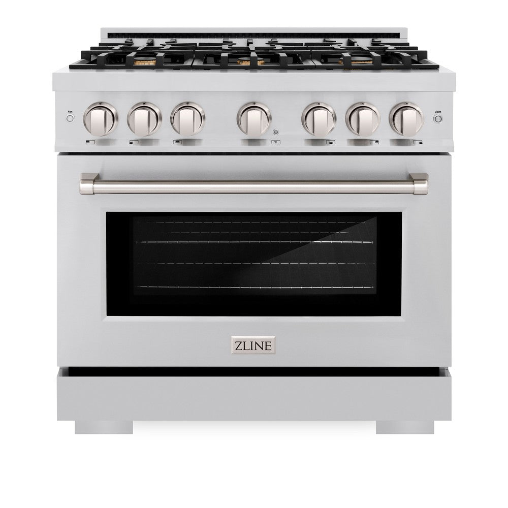 36 in. 5.2 cu. ft. Select Gas Range with Convection Gas Oven HGRBR36