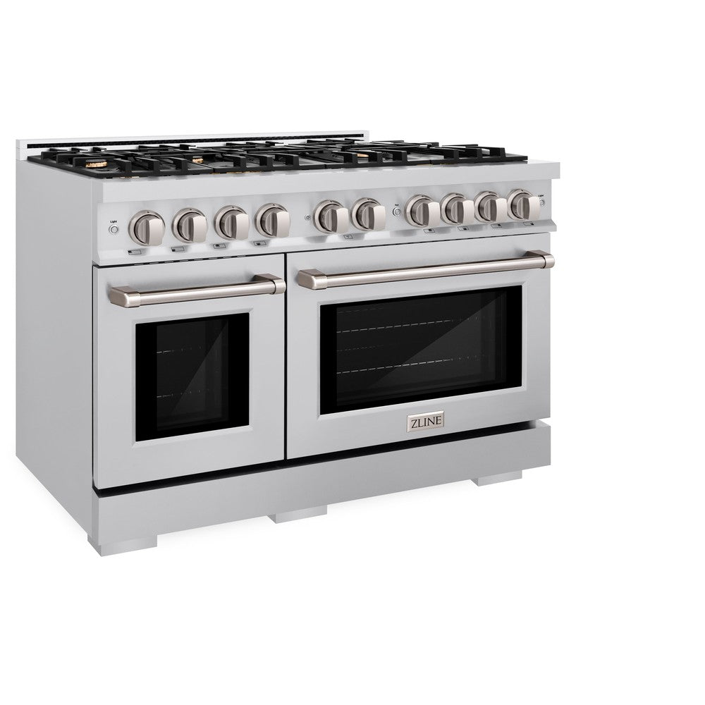 48 in. 6.7 cu. ft. Select Double Oven Gas Range HGRBR48