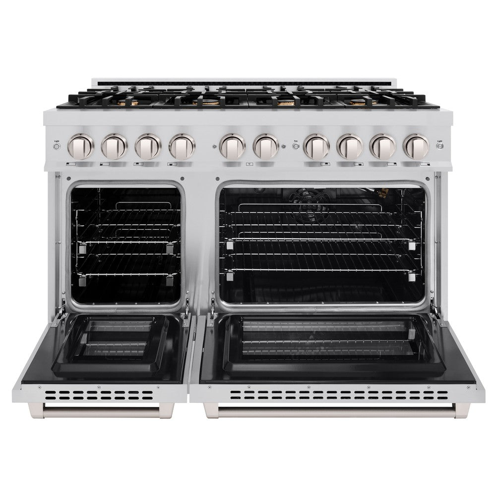 48 in. 6.7 cu. ft. Select Double Oven Gas Range HGRBR48