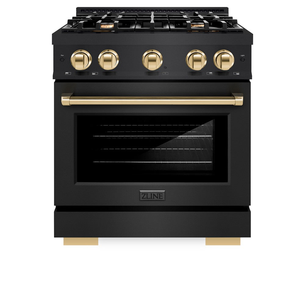 Autograph Edition 30 in. 4.2 cu. ft. Select Gas Range with 4 Burner Cooktop and Convection Gas Oven HGRBZ30G, product image 4 of 11