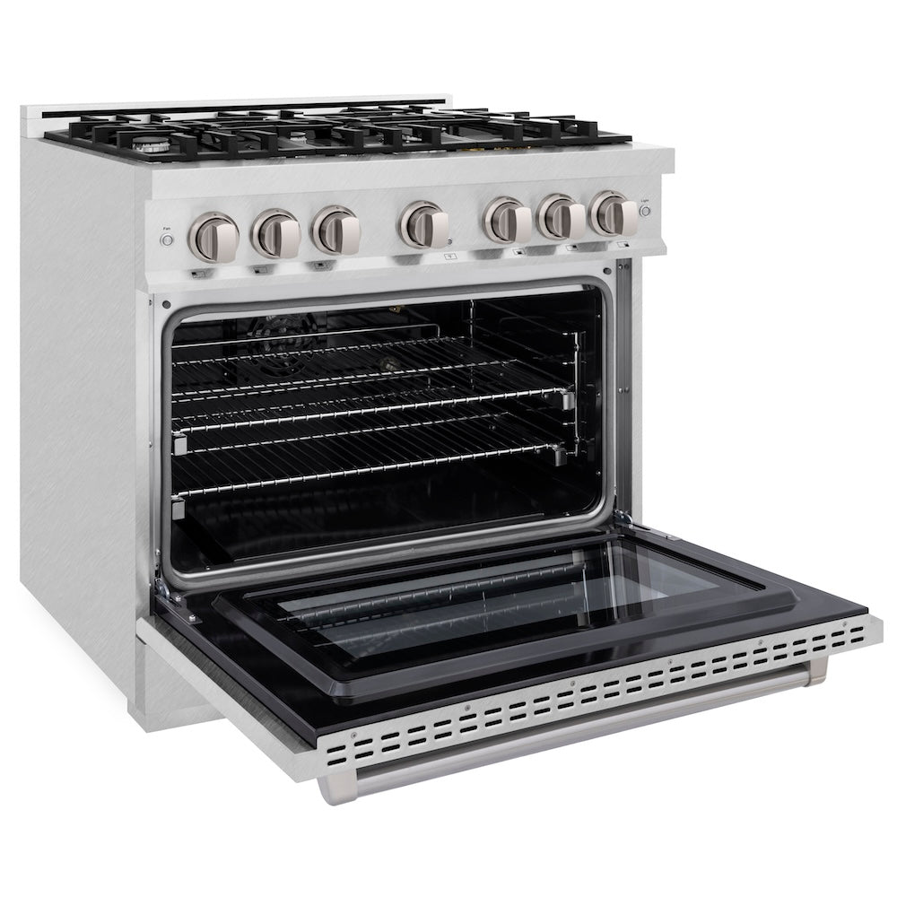 36 in. 5.2 cu. ft. Select Gas Range with 6 Burner Cooktop and Convection Gas Oven HGRS36, product image 6 of 13