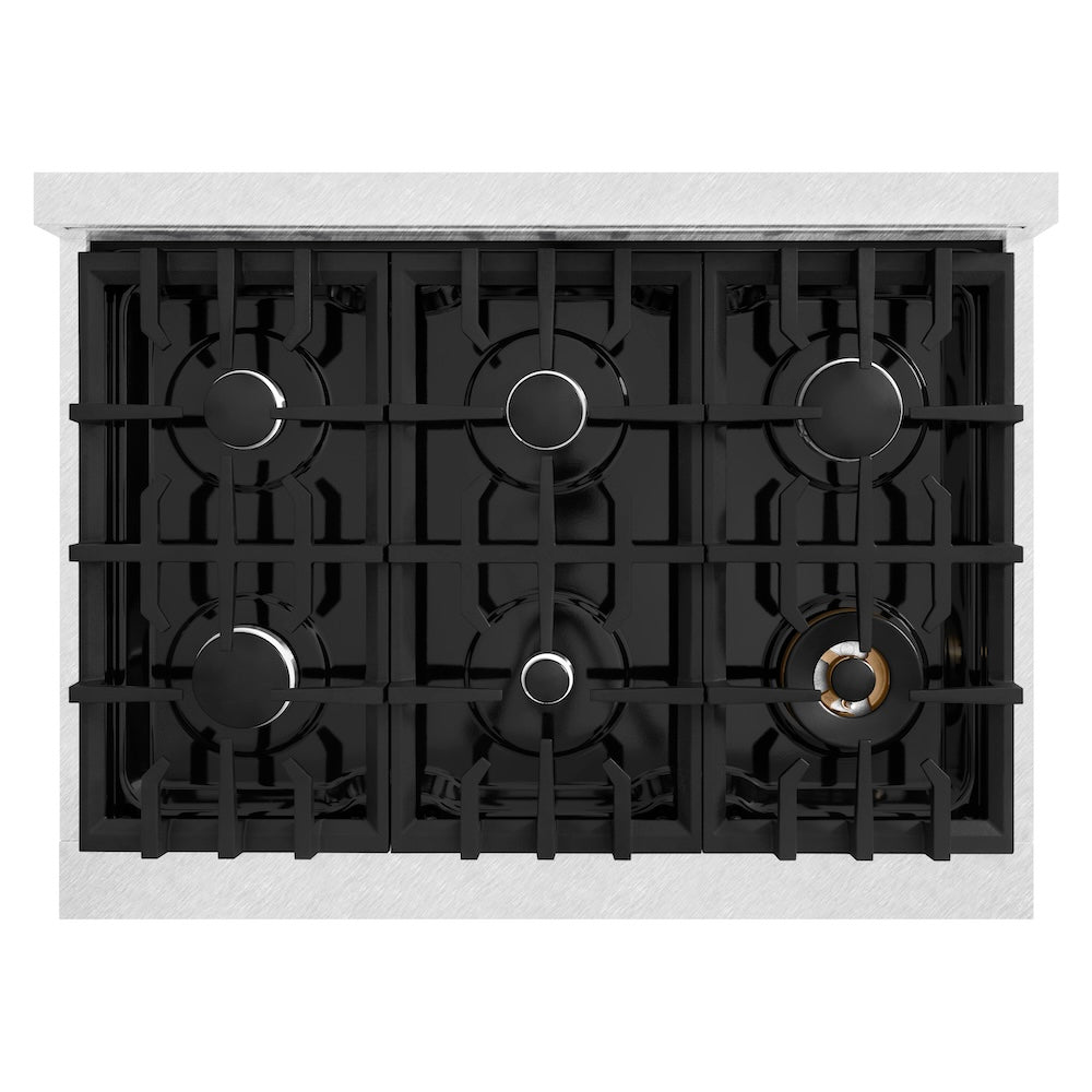 36 in. 5.2 cu. ft. Select Gas Range with 6 Burner Cooktop and Convection Gas Oven HGRS36, product image 10 of 13