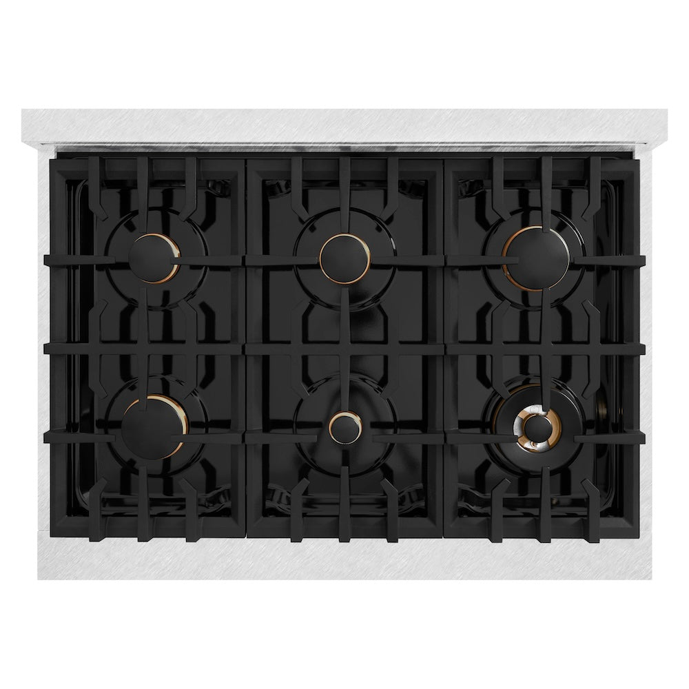 36 in. 5.2 cu. ft. Select Gas Range with Convection Gas Oven HGRSBR36