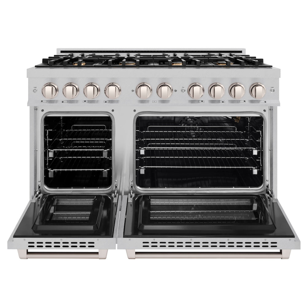 48 in. 6.7 cu. ft. Select Double Oven Gas Range HGRSBR48, product image 3 of 12