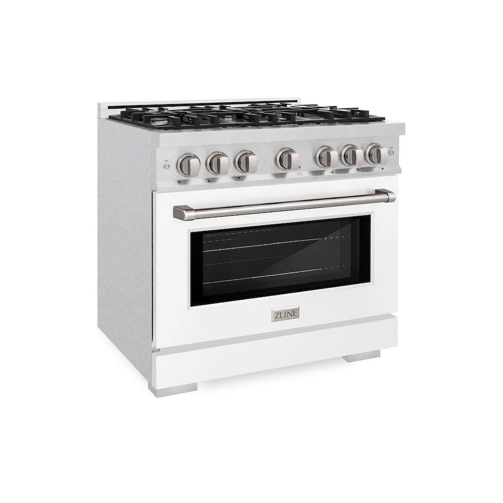 6 in. 5.2 cu. ft. Select Gas Range with 6 Burner Cooktop and Convection Gas Oven HGRSWM36