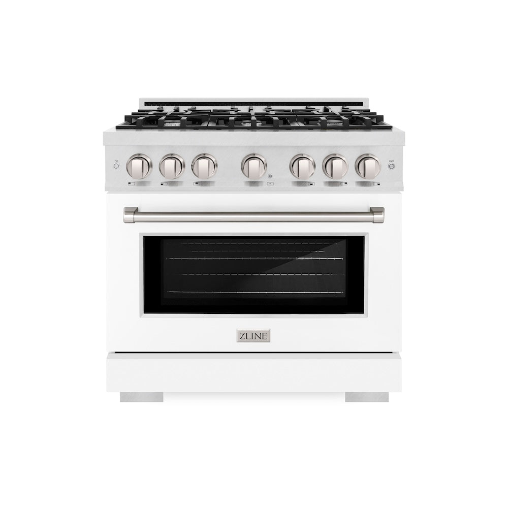 6 in. 5.2 cu. ft. Select Gas Range with 6 Burner Cooktop and Convection Gas Oven HGRSWM36, product image 2 of 13