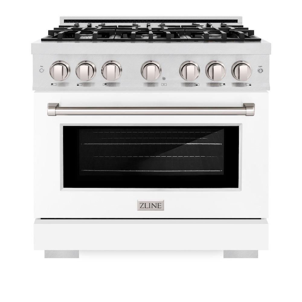6 in. 5.2 cu. ft. Select Gas Range with 6 Burner Cooktop and Convection Gas Oven HGRSWM36, product image 4 of 13