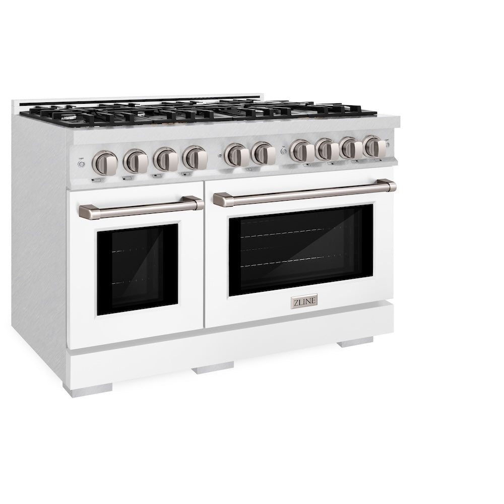 48 in. 6.7 cu. ft. Select Double Oven Gas Range with 8 Burner Cooktop HGRSWM48, product image 5 of 12