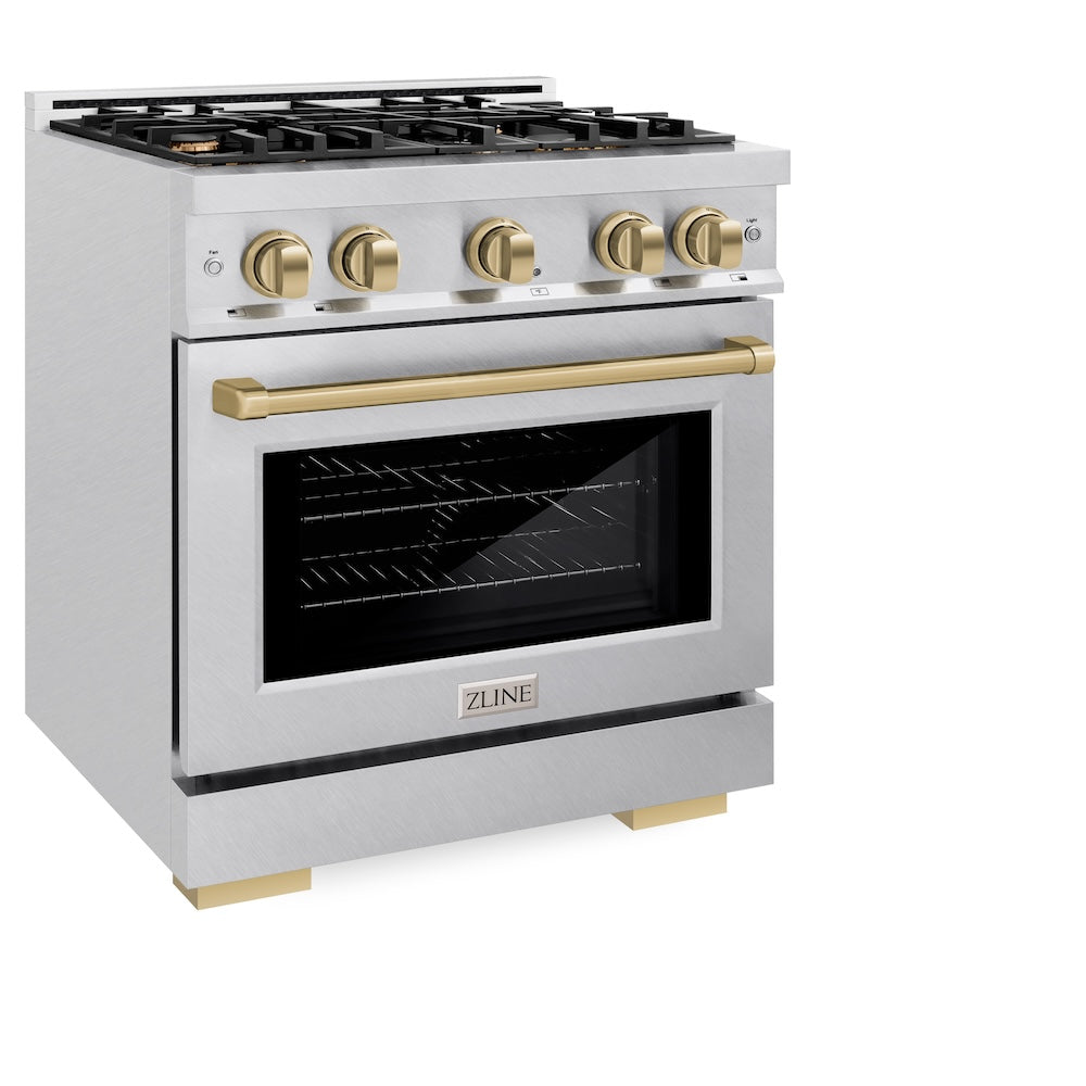 Autograph Edition 30 in. 4.2 cu. ft. Select Gas Range with 4 Burner Cooktop and Convection Gas Oven HGRSZ30CB, product image 5 of 12