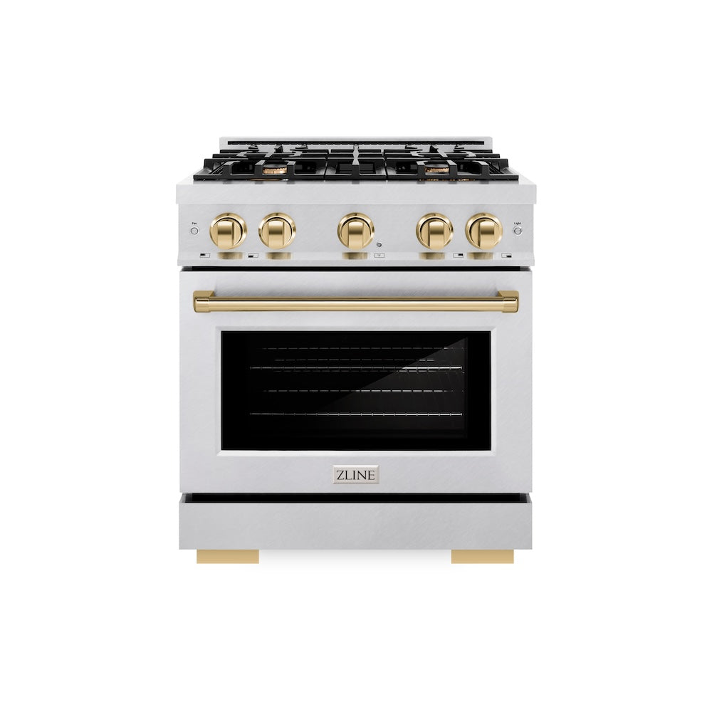 Autograph Edition 30 in. 4.2 cu. ft. Select Gas Range with 4 Burner Cooktop and Convection Gas Oven HGRSZ30G, product image 2 of 12