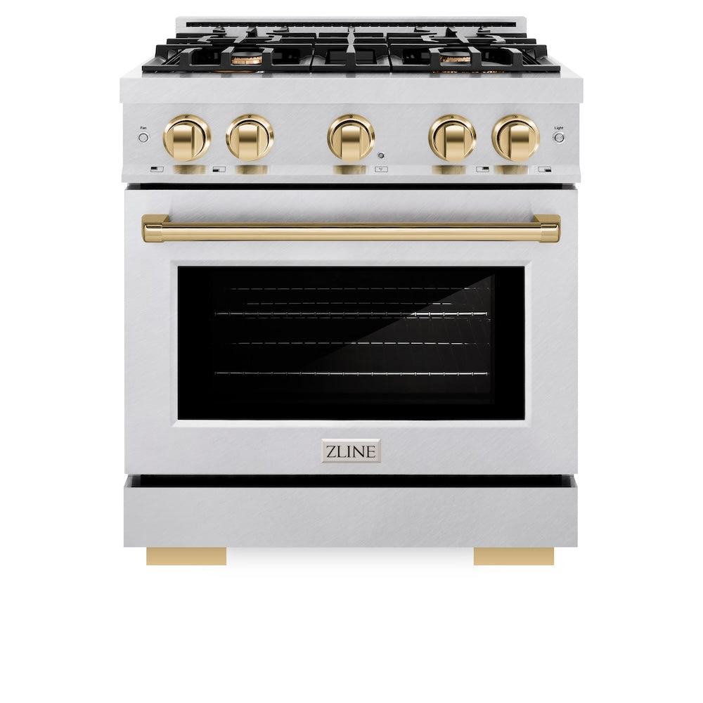 Autograph Edition 30 in. 4.2 cu. ft. Select Gas Range with 4 Burner Cooktop and Convection Gas Oven HGRSZ30G, product image 4 of 12