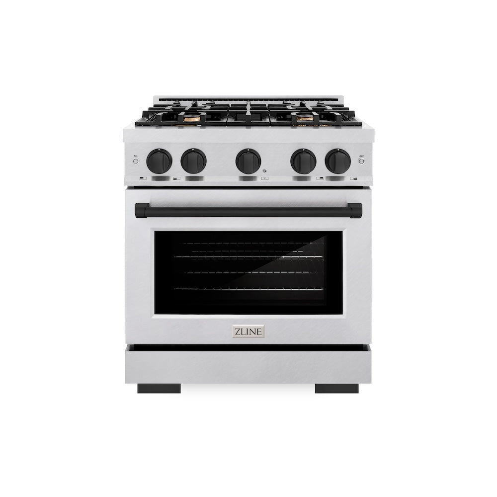 Autograph Edition 30 in. 4.2 cu. ft. Select Gas Range with 4 Burner Cooktop and Convection Gas Oven HGRSZ30MB, product image 2 of 12