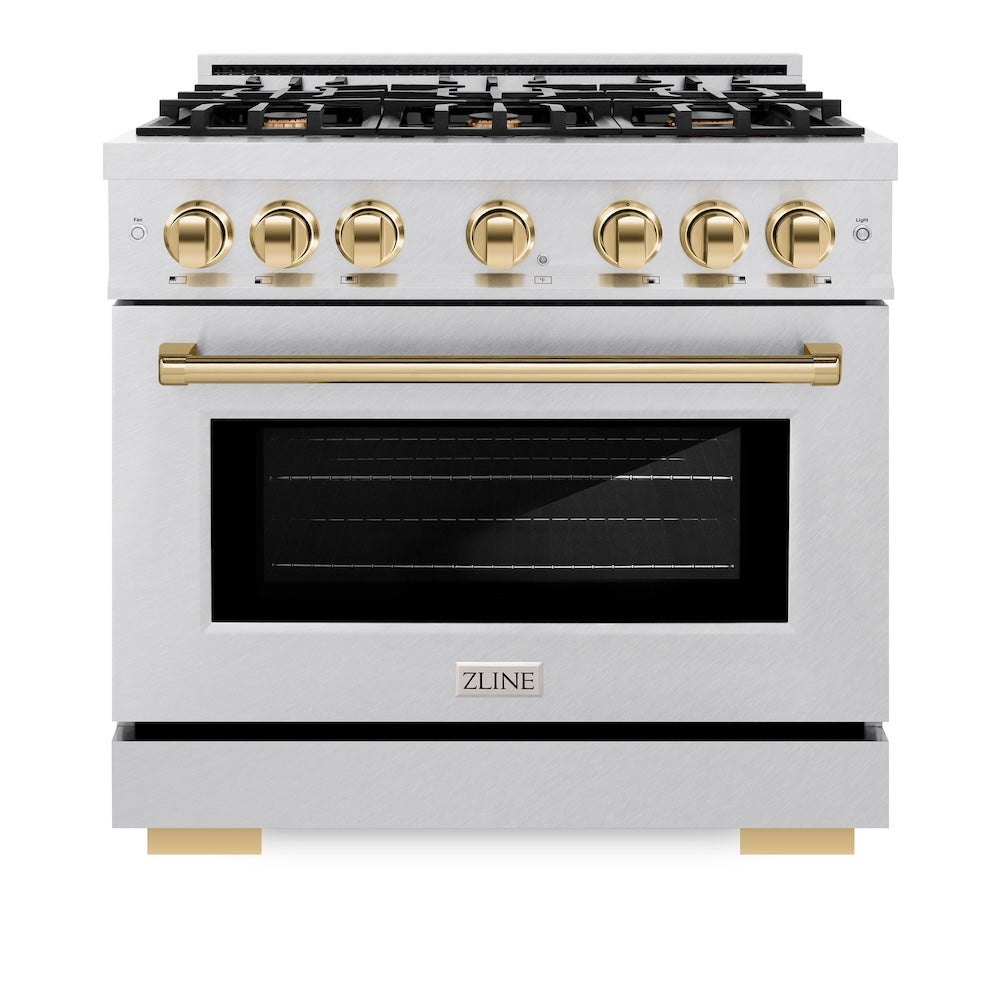 Autograph Edition 36 in. 5.2 cu. ft. Select Gas Range with 6 Burner Cooktop and Convection Gas Oven HGRSZ36G, product image 4 of 14