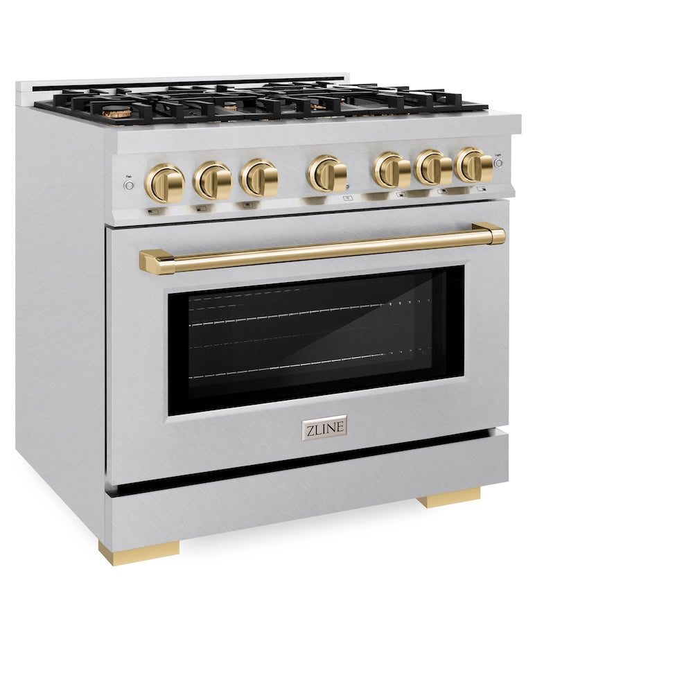 Autograph Edition 36 in. 5.2 cu. ft. Select Gas Range with 6 Burner Cooktop and Convection Gas Oven HGRSZ36G, product image 5 of 14