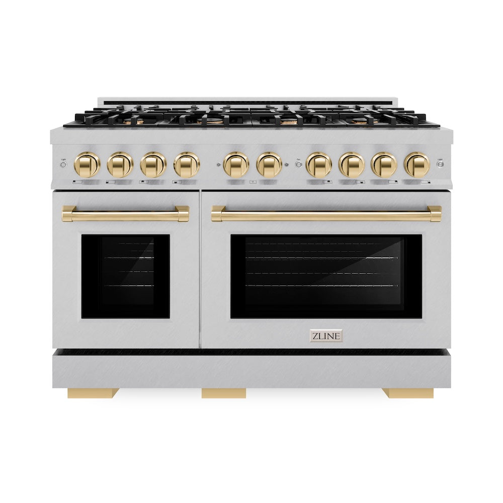 Autograph Edition 48 in. 6.7 cu. ft. Select Double Oven Gas Range with 8 Burner Cooktop HGRSZ48G, product image 2 of 13
