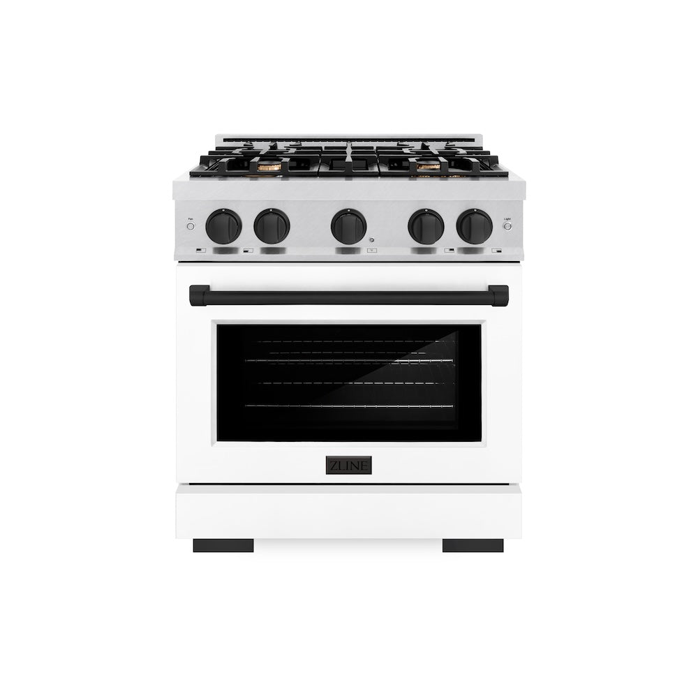 Autograph Edition 30 in. 4.2 cu. ft. Select Gas Range with 4 Burner Cooktop and Convection Gas Oven HGRSZWM30MB, product image 2 of 12