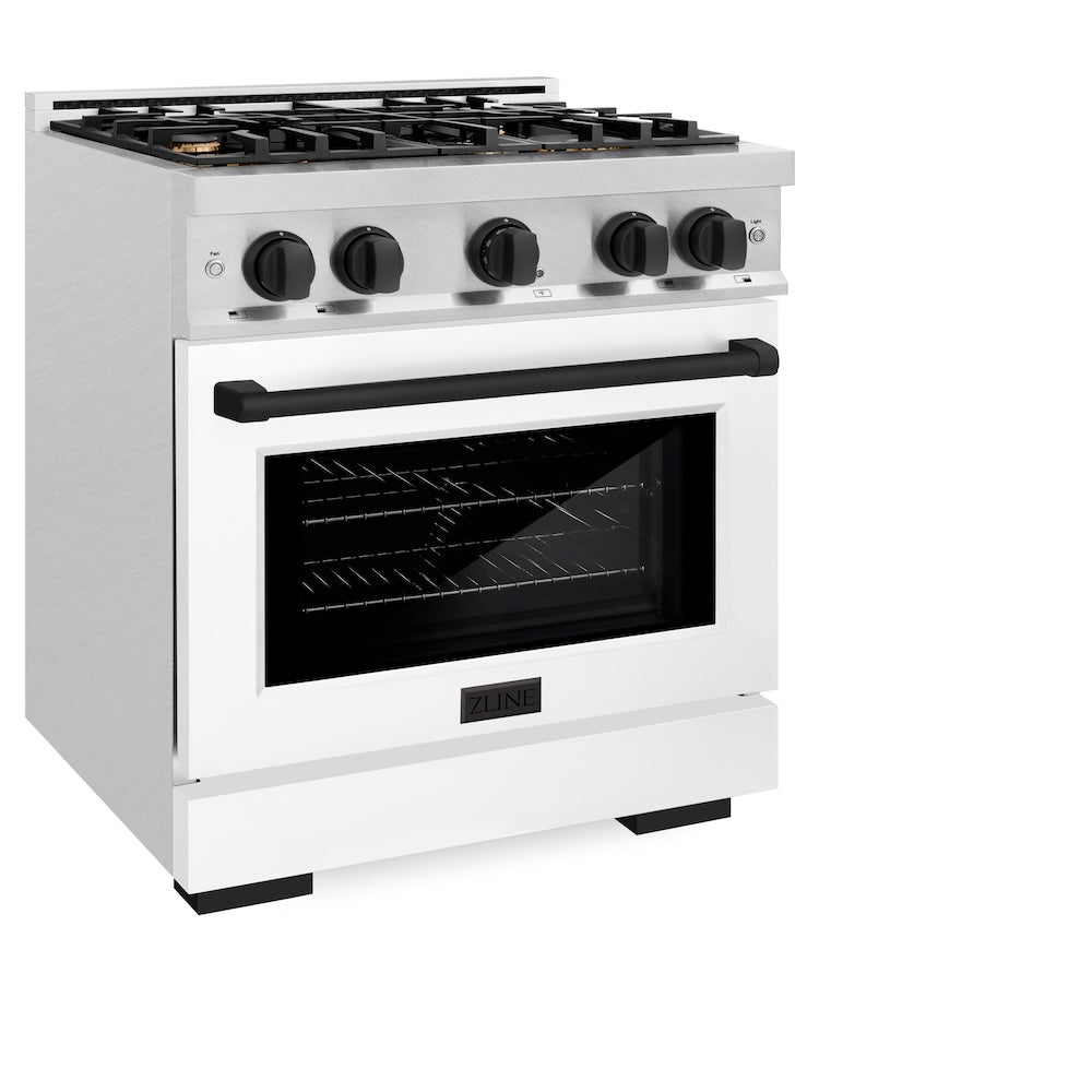 Autograph Edition 30 in. 4.2 cu. ft. Select Gas Range with 4 Burner Cooktop and Convection Gas Oven HGRSZWM30MB, product image 5 of 12