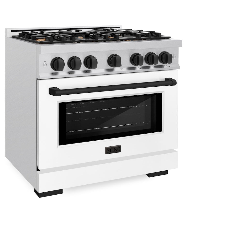 Autograph Edition 36 in. 5.2 cu. ft. Select Gas Range with 6 Burner Cooktop and Convection Gas Oven HGRSZWM36MB, product image 5 of 12