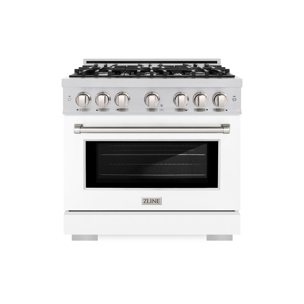 36 in. 5.2 cu. ft. Select Gas Range with 6 Burner Cooktop and Convection Gas Oven HGRWM36, product image 2 of 12