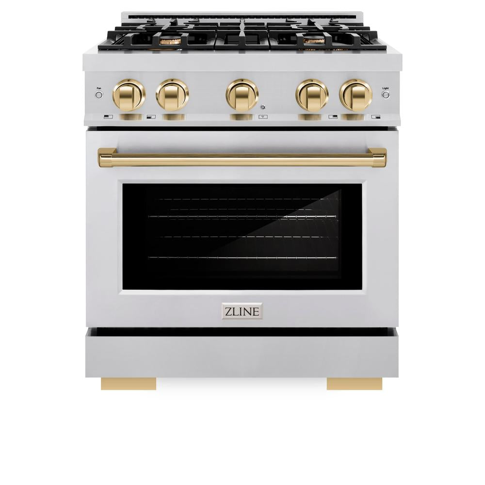Autograph Edition 30 in. 4.2 cu. ft. Select Gas Range with 4 Burner Cooktop and Convection Gas Oven HGRZ30G, product image 5 of 11