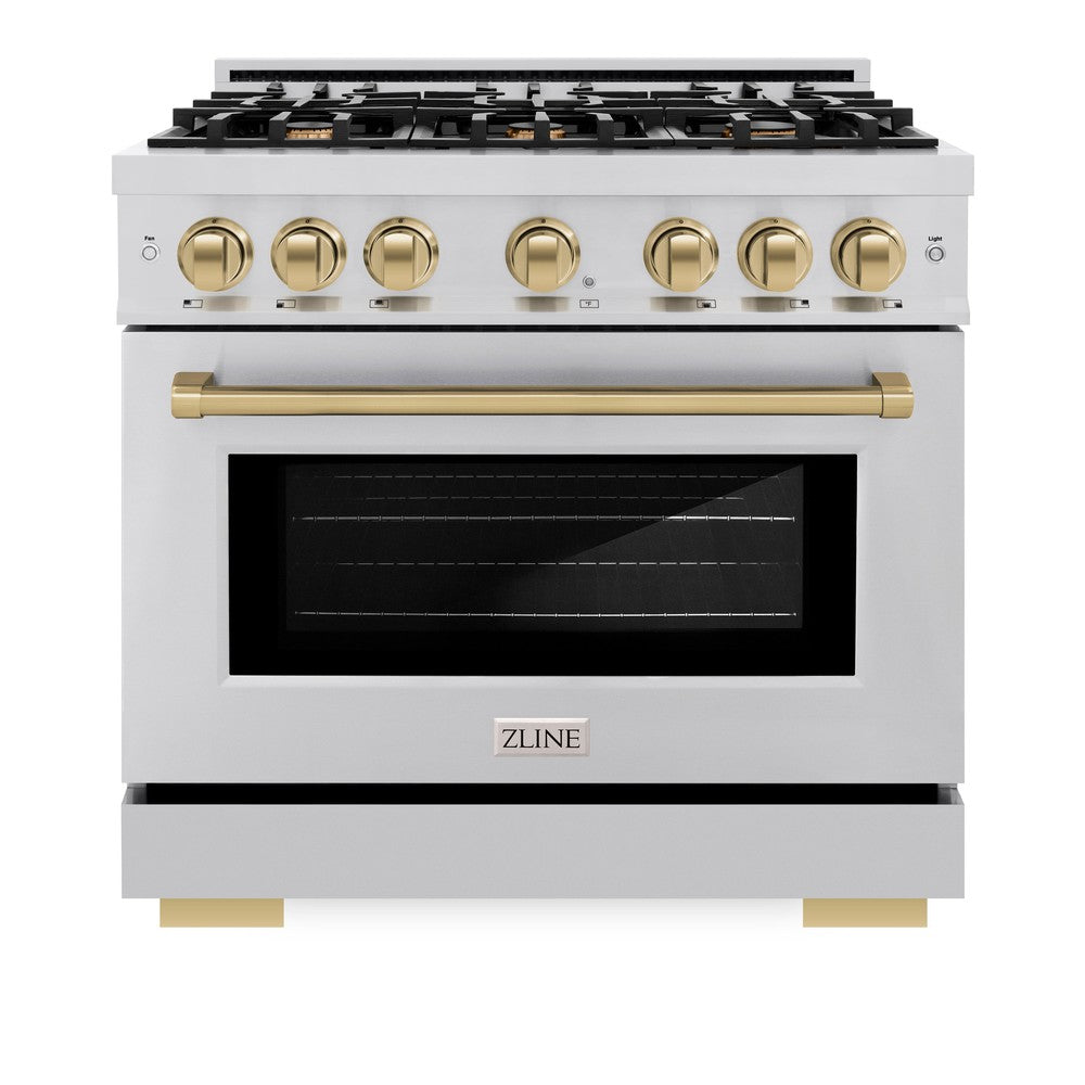 Autograph Edition 36 in. 5.2 cu. ft. Select Gas Range with 6 Burner Cooktop and Convection Gas Oven HGRZ36CB, product image 5 of 12