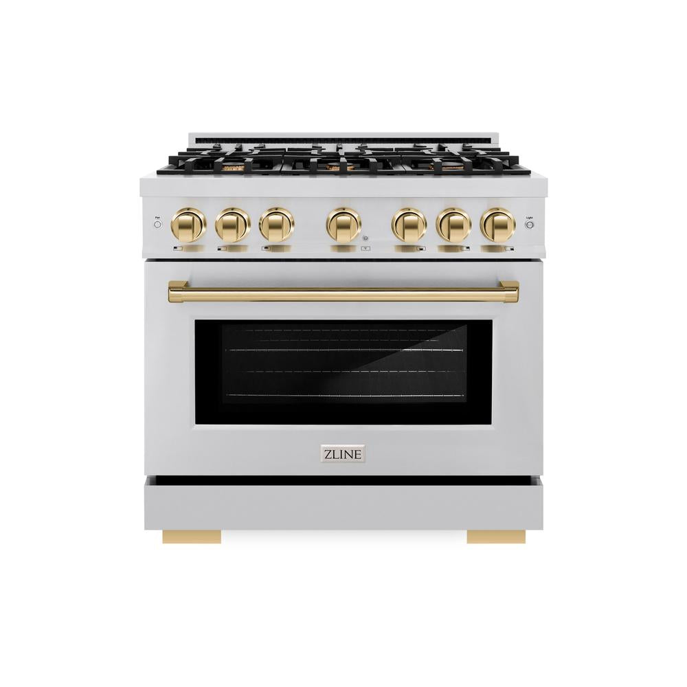 Autograph Edition 36 in. 5.2 cu. ft. Select Gas Range with 6 Burner Cooktop and Convection Gas Oven HGRZ36G, product image 2 of 12