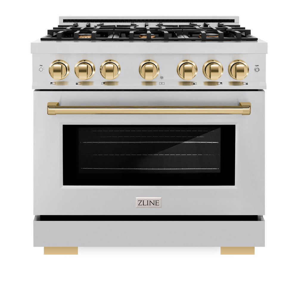 Autograph Edition 36 in. 5.2 cu. ft. Select Gas Range with 6 Burner Cooktop and Convection Gas Oven HGRZ36G, product image 5 of 12