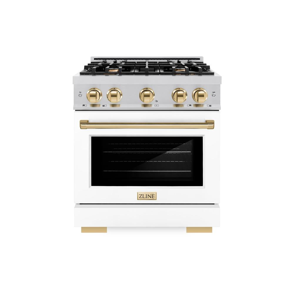 Autograph Edition 30 in. 4.2 cu. ft. Select Gas Range with 4 Burner Cooktop and Convection Gas Oven HGRZWM30G, product image 2 of 11