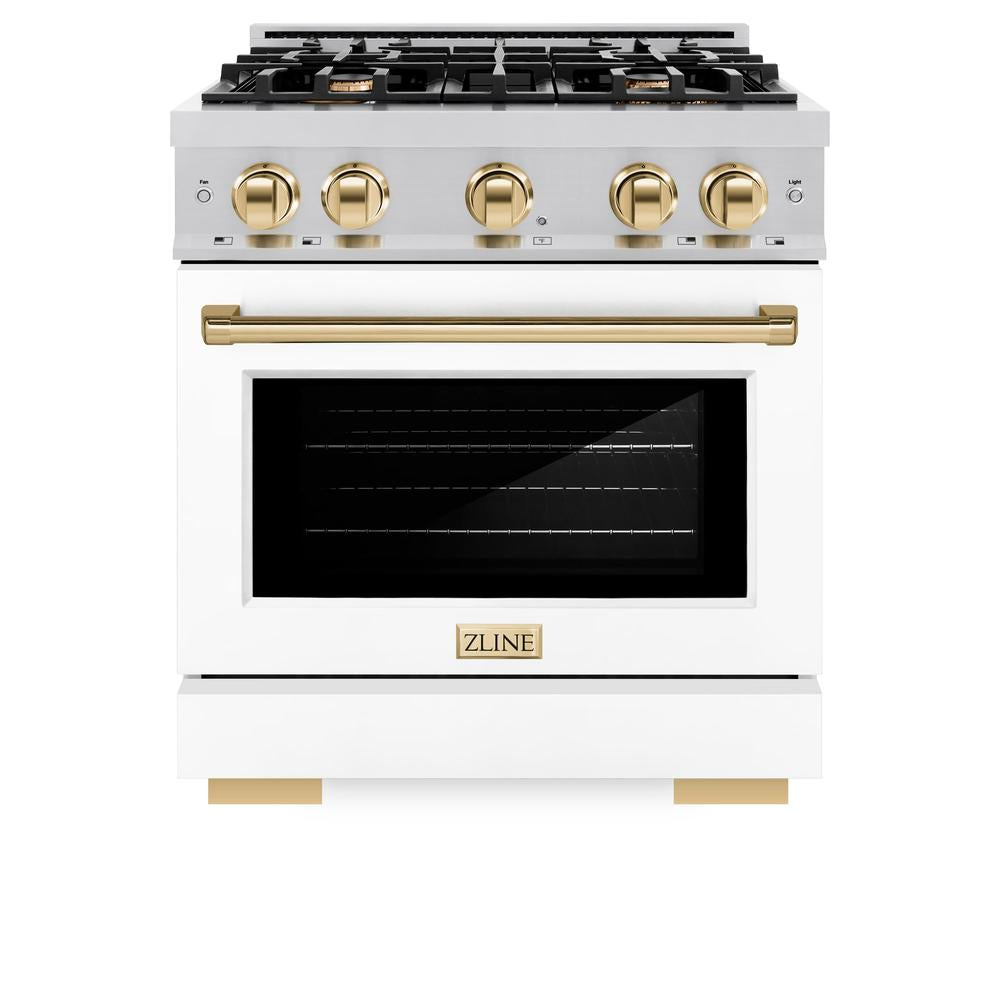 Autograph Edition 30 in. 4.2 cu. ft. Select Gas Range with 4 Burner Cooktop and Convection Gas Oven HGRZWM30G, product image 6 of 11