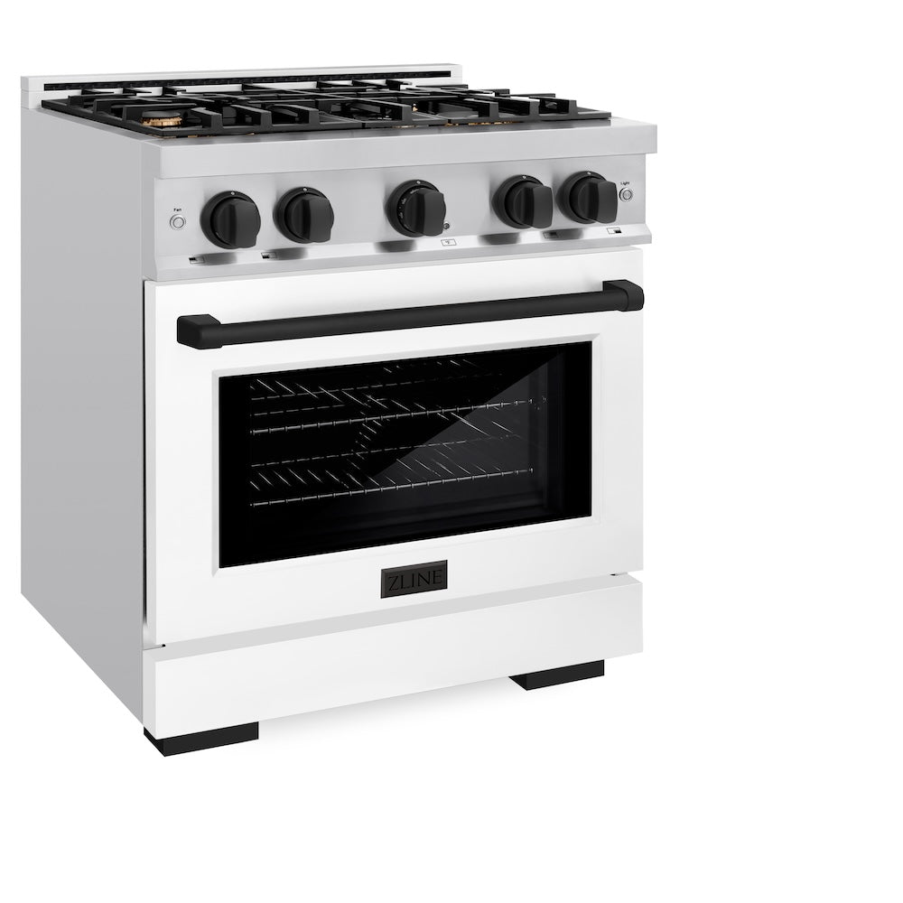 Autograph Edition 30 in. 4.2 cu. ft. Select Gas Range with 4 Burner Cooktop and Convection Gas Oven HGRZWM30MB, product image 5 of 11