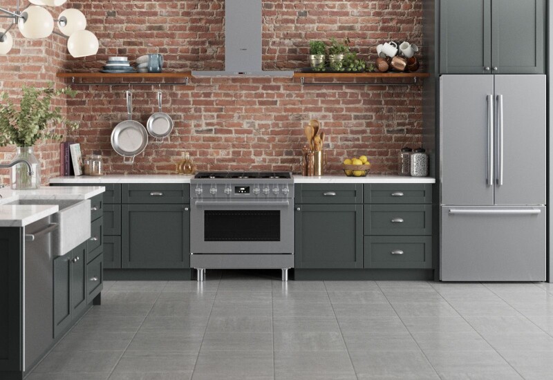 800 Series Gas Freestanding Range 36'' HGS8655UC