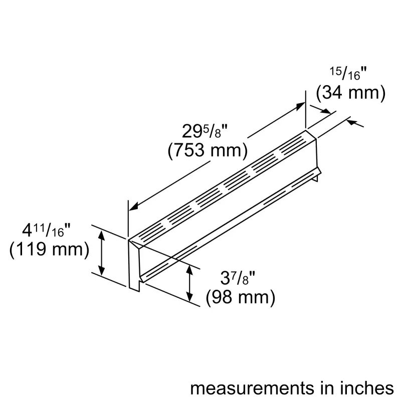Back panel HGZBS301