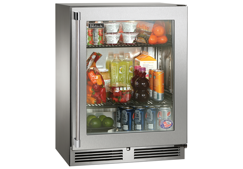 With a unique 18" depth, Perlick's Signature Series Shallow Depth is perfect for credenzas and narrow spaces that can't accommodate a traditional 24" unit. HH24RO4