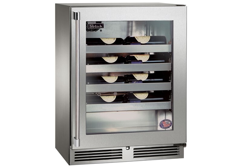 With a unique 18" depth, Perlick's Signature Shallow Depth is perfect for credenzas and narrow spaces that can't accommodate a traditional 24" unit. HH24WO4