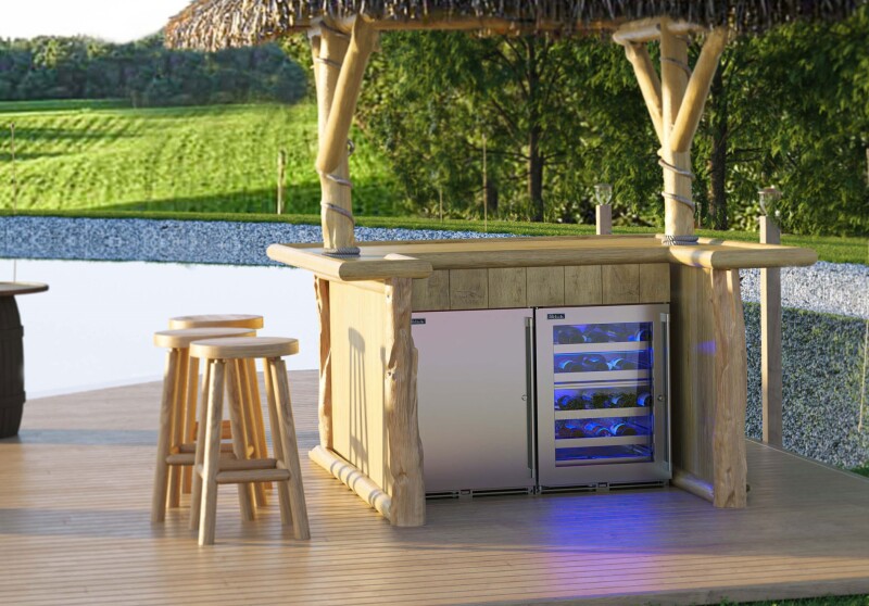 With a unique 18" depth, Perlick's Signature Shallow Depth is perfect for credenzas and narrow spaces that can't accommodate a traditional 24" unit. HH24WO4