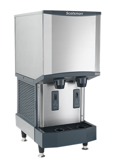 260 lb Wall-Mount Water & Nugget Ice Dispenser - 12 lb Storage, Cup Fill, Touch-Free Dispensing, 115 HID312AW1